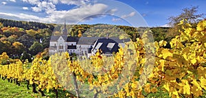 Monastery Ebersbach in autumn