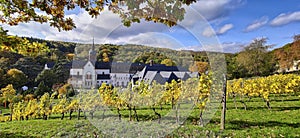 Monastery Ebersbach in autumn
