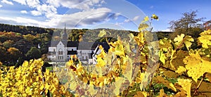 Monastery Ebersbach in autumn
