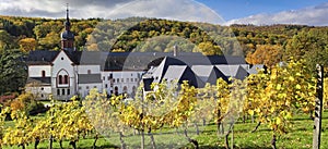 Monastery Ebersbach in autumn