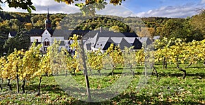 Monastery Ebersbach in autumn