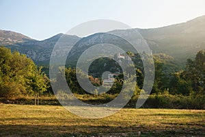 Monastery Gradiste in the mountains near Petrovac, Montenegro