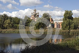 Monastery in Holosiyiv forest (Kyiv)