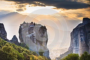 Monastery of the Holy Trinity i in Meteora, Greece