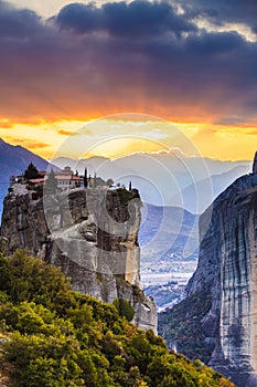 Monastery of the Holy Trinity i in Meteora, Greece