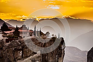 Monastery of the Holy Trinity i in Meteora, Greece