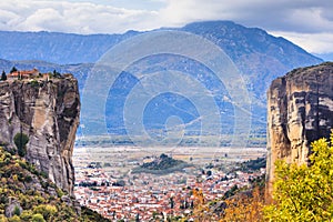 Monastery of the Holy Trinity i in Meteora, Greece