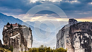 Monastery of the Holy Trinity i in Meteora, Greece