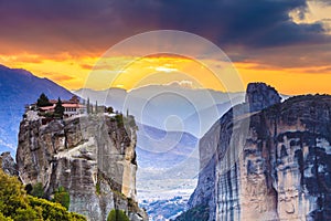 Monastery of the Holy Trinity i in Meteora, Greece