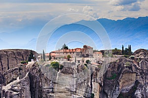 Monastery of the Holy Trinity i in Meteora, Greece