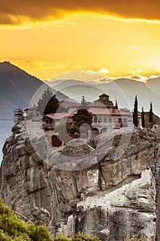 Monastery of the Holy Trinity i in Meteora, Greece