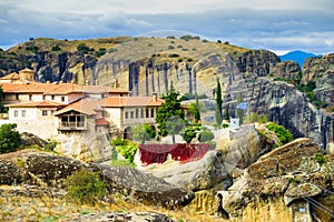 Monastery of the Holy Trinity i in Meteora, Greece