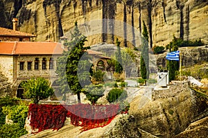 Monastery of the Holy Trinity i in Meteora, Greece