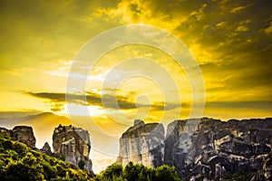 Monastery of the Holy Trinity i in Meteora, Greece