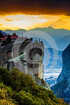 Monastery of the Holy Trinity i in Meteora, Greece