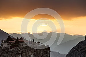 Monastery of the Holy Trinity i in Meteora, Greece