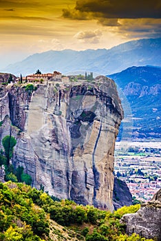 Monastery of the Holy Trinity i in Meteora, Greece