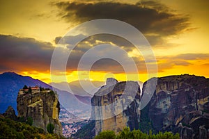 Monastery of the Holy Trinity i in Meteora, Greece