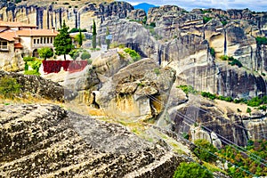 Monastery of the Holy Trinity i in Meteora, Greece