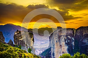 Monastery of the Holy Trinity i in Meteora, Greece