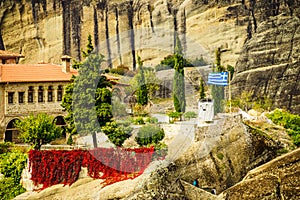 Monastery of the Holy Trinity i in Meteora, Greece