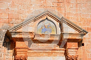 Monastery image detail, Agia Triada.