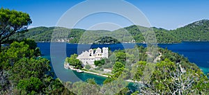 Monastery at island Mljet in Croatia