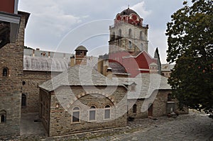 The Monastery of Iviron is a monastery built on Mount Athos