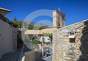 Monastery Kera Kardiotissa in the mountains of Crete. Greece