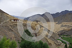 Monastery of Lamayuru in Ladakh, India