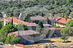 Monastery Limonos,panorama,island Lesbos