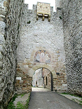 Monastery Manasija Entrance in Despotovac, Serbia photo