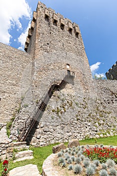 Monastery Manasija in Serbia,fortress photo