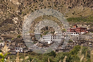 The monastery in Marpha village on the Annapurna Circuit Trek, N
