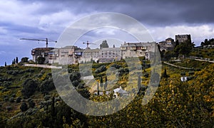 The monastery Megistis Lavras in mount Athos.