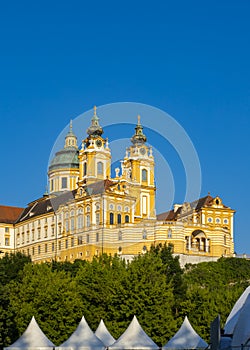 Monastery Melk in north Austria