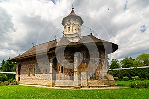 The Monastery of MoldoviÈ›a, Romania.