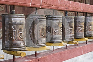 At a monastery in Mongolie