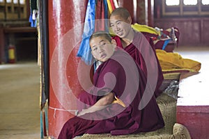 In a monastery in Mongolie