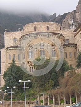 Monastery in Montserrat Spain