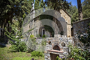 Monastery of Mother Mary Vidiani in the mountains of Crete
