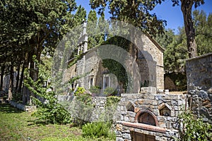 Monastery of Mother Mary Vidiani in the mountains of Crete