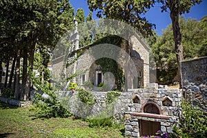 Monastery of Mother Mary Vidiani in the mountains of Crete