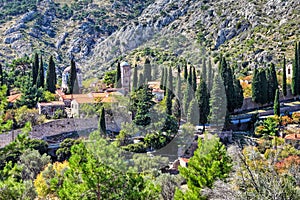 The monastery of Nea Moni in Chios, Greece photo