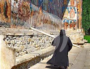 Monastery and a nun