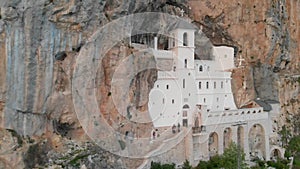 Monastery of Ostrog is a monastery of Serbian Orthodox Church placed against an almost vertical rock of Ostroska Greda, Montenegro