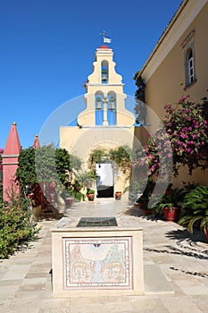 Monastery in Paleokastritsa, Corfu, Greece