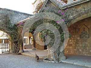 The Monastery of Panagia Filerimos, Rhodes, Greece.