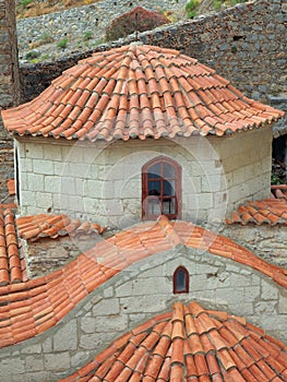 Monastery Panteleimonas on the island of Tilos