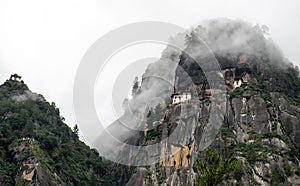Monastery popularly known as Tiger Nest in Bhutan